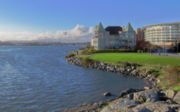 Sunny Victoria Harbour on Vancouver Island