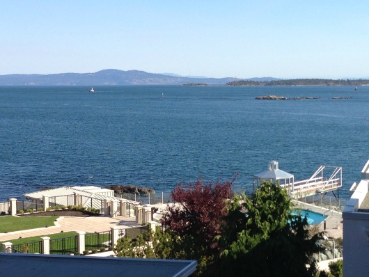 Views Towards Oak Bay Beach Hotel Grounds